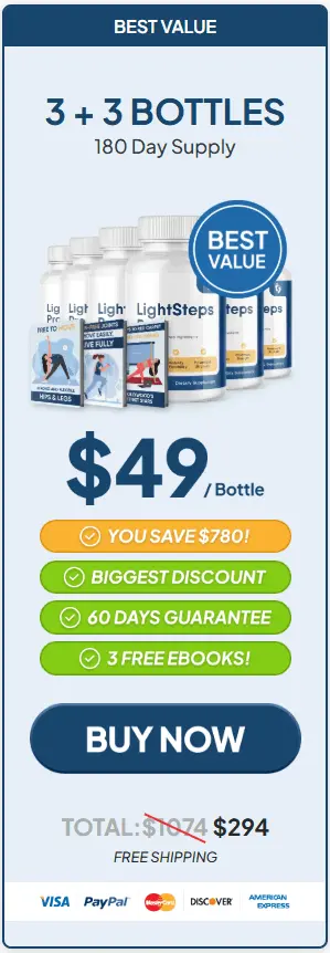 Buy LightSteps Pro 6 Bottle